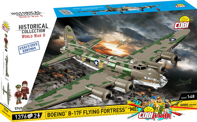 Cobi 5749 Boeing B-17F Flying Fortress Memphis Belle Executive Edition